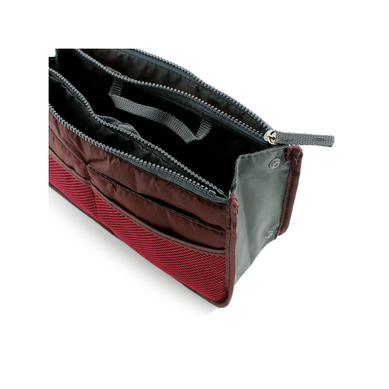 Handbag Insert Storage Bag Portable Zipper Bag Organizer Insert Tote Bag  Organizer For Phones Books - Bags & Luggage - Temu