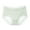 Green, variant on Women Ultra Thin Ice Silk Underwear Seamless Mid Waisted Stretchy Panties Ladies Breathable Sheer Briefs