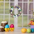 thumbnail image 6 of 12 Inch Easter Wreath with Colorful Eggs, Easter Egg Wreath Artificial Flower Wreath for Front Door Wall Easter Decorations, 6 of 6