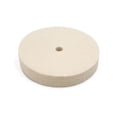 thumbnail image 1 of 20mm X 125mm Rueda de Disco Blanco Fieltro Redonda Almohadilla de Pulido para Coche, 1 of 1