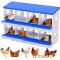 thumbnail image 2 of 8-Hole Chicken Coop Nesting Box with Ventilation, Galvanized Steel for Hens & Ducks, 2 of 7