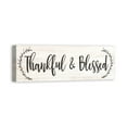 thumbnail image 2 of Creative Products Thankful & Blessed 12x36 Canvas Wall Art, 2 of 3