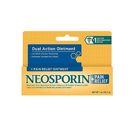 3 Pack Neosporin Maximum Strength Antibiotic Ointment + Pain Relief - 1 oz