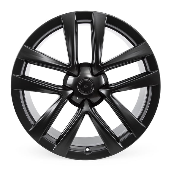 New 21 x 9.5 Inch Front Alloy Wheels For 2021–2024 Tesla Model S, 21" Matte Black Wheel Rim