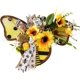thumbnail image 2 of Guirnalda de girasol de abeja Adorno del día de la abeja Guirnalda artificial hecha a mano Adorno colgante colgante Zhivalor CZJJ-HQ36, 2 of 2