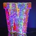 thumbnail image 1 of Xihbxyly Luces Led para San Valentín, Decoración Alfanumérica Colorida, 100 Cuentas, Letras para Exhibir, Decoración Festiva para Bodas, Funciona con Pilas Usb, 25 X 17 X 6 Cm, 1 of 3