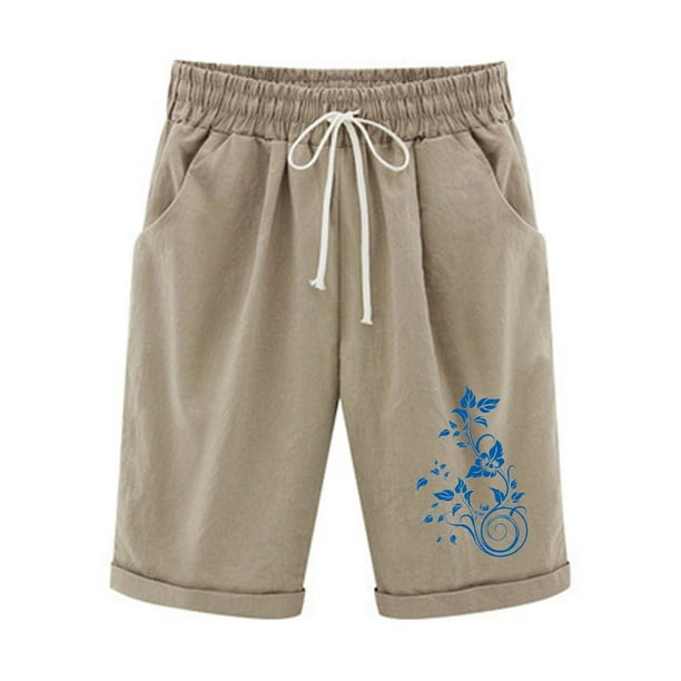 Cordón de Impresión de la Cintura Elástica Casual, Pantalones de Pijama para el Hogar, la Playa, la Ropa de Dormir Y el Uso Diario
