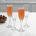 thumbnail image 3 of (4 pack) Mainstay Glass Champagne Flute, 6oz, 3 of 6