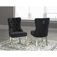 thumbnail image 1 of Athens Dining Chair, Set of 2, Black, 1 of 4