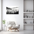 thumbnail image 2 of ZHONGYUTONG Misty Forest Canvas Wall Art Foggy Landscape Pictures for Wall Mountain Scenery Painting Print for Bedroom Decor Framed (16.00" x 24.00"), 2 of 5
