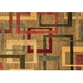 thumbnail image 1 of Ahgly Company Indoor Rectangle Oriental Brown Modern Area Rugs, 4' x 6', 1 of 4