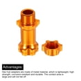 thumbnail image 4 of Hex Hub Adapter Extension Conversion with Dust Cap Plug 17mm to 30mm for 1/8 Remote Control Car(Golden), 4 of 6