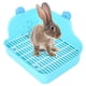 thumbnail image 4 of Inodoro para mascotas con forma cuadrada, inodoro para animales pequeños para conejo, Chinchilla, cobaya, jaula, uso verde, 4 of 5