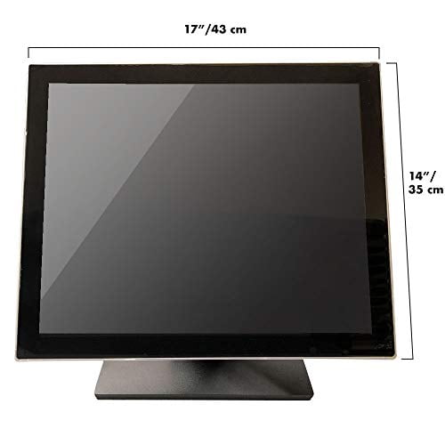 Angel POS 17-Inch Capacitive LED Backlit Multi-Touch Monitor, True Flat  Seamless Design Touchscreen, VGA