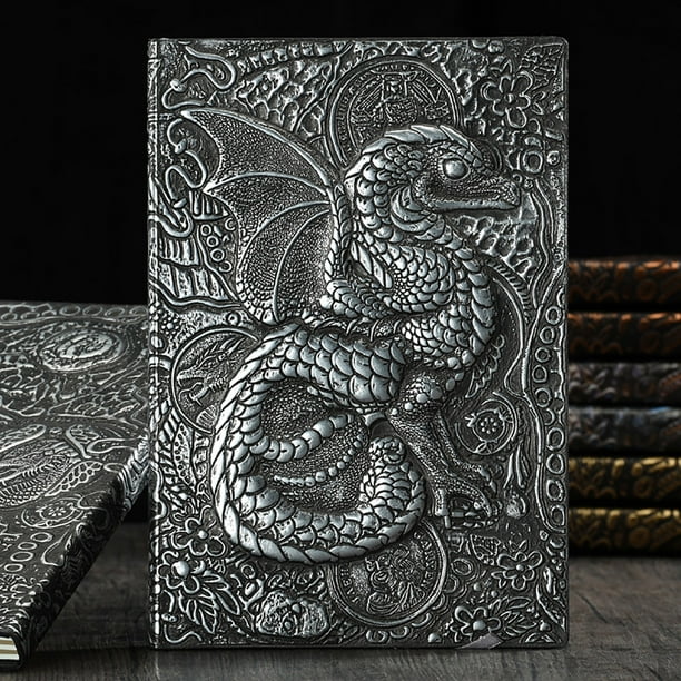 Libreta de Notas Tapa Dura Xihbxyly Tamaño A5 Relieve Dinosaurio
