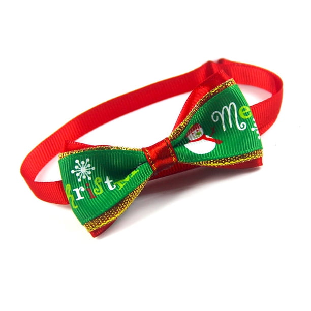 Billuyoard Collar de pajarita para mascotas, accesorio de ropa para gatos, adorno de cuello pequeño, regalo de Navidad, collares para perros y gatos, Suministros para perros Tipo 1 Billuyoard PT003672-01