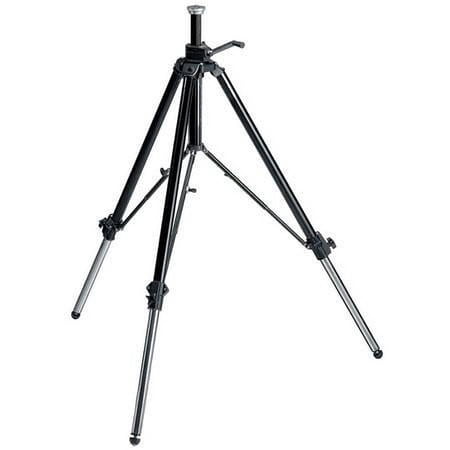 UPC: 0719821290971 | 117B Aluminum/Stainless Steel Professional Video/Movie Tripod with Mid-Level Spreader  Black