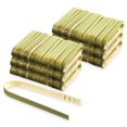 thumbnail image 1 of 240 Pinzas de Bambú, Mini Pinzas de Madera para Tostadora, Pinzas para Pan, Encurtidos, Asados, Catering, Bufés, Té, Cocina, Fiestas., 1 of 5