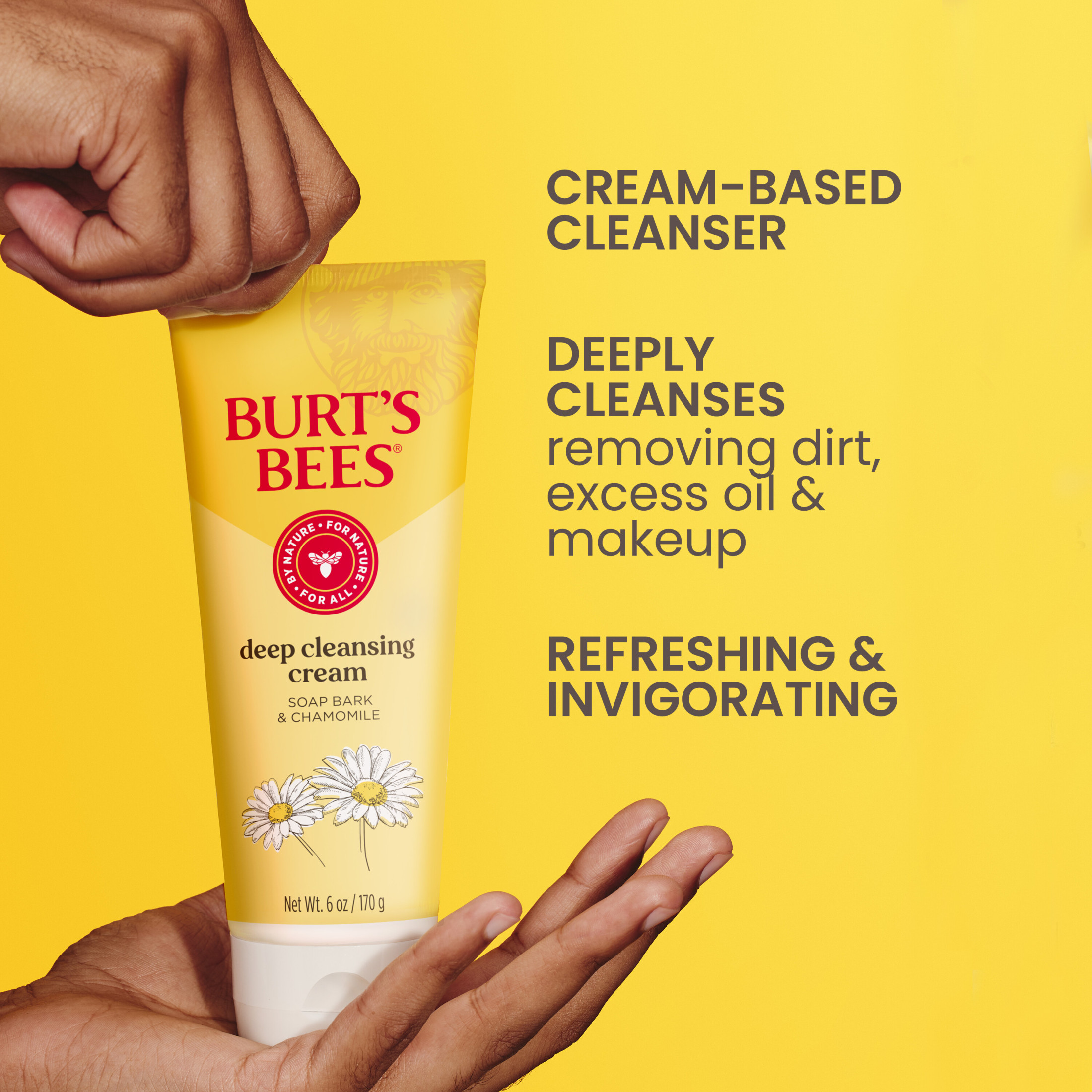 Burt's Bees Deep Cleansing Cream with Soap Bark and Chamomile, 6 Ounces - image 4 of 15