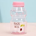thumbnail image 1 of Juice Bottle, BPA Free PC Fruit Color Cartoon Water Bottle  for Working for Office for Fitness Pink, 1 of 7