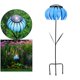 thumbnail image 4 of Luz solar de coneflower, luz solar de flor, flor de metal al aire libre pintada a mano Azul kusrkot Lámpara Coneflower, 4 of 8