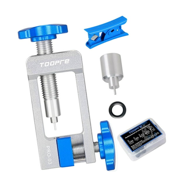 koolsoo Bicycle Hydraulic Hose Fitting Insert Tool Bike Pin Driver Insertion Tool 9.5cmx5.3cmx1.4cm