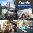 thumbnail image 4 of Kumix Trampoline 1200LBS 12FT Trampoline for Kids Adults, Trampoline with Basketball Hoop, Enclosure, Wind Stakes, Lights, Sprinkler and Socks, Outdoor Heavy Duty Galvanized Recreational Trampoline, 4 of 8