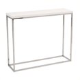 thumbnail image 1 of Eurostyle Teresa Console Table in White Lacquer / Polished Steel, 1 of 3