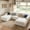 3 Seater & 2 ottoman, variant on Vorthio 90.5" Oversized Cloud Couch Modular Sectional Sofa,35'Deep Seat Comfy Sofa, Boneless Couches for Living Room,2 Seater ,White
