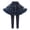 Blue, variant on Skirted Leggings Girls Little Girls Leggings with Ruffle Tutu Skirts Kids Footless Tights Uniform Pants Size 8-10 (Watermelon Red,8-10 Years)
