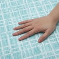 thumbnail image 7 of Haperlare Modern Checkered Area Rug Indoor Plaid Print Floor Cover Soft Faux Wool Throw Carpet Aesthetic Rug Foldable Thin Rug, 2' x 6' Green, 7 of 7