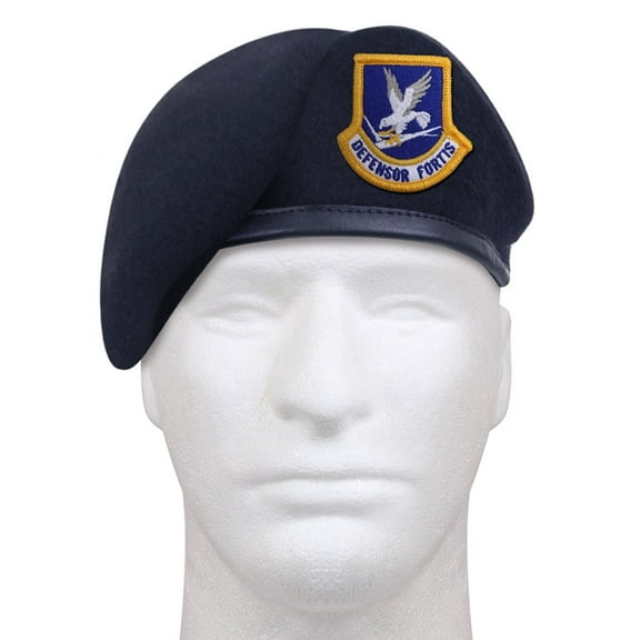 Rothco unisex Inspection Ready Beret With USAF Flash cap Blue