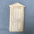 thumbnail image 4 of Casa de muñecas en miniatura 1:12 Puerta exterior de madera de 4 hojas con muebles de la casa en escalera Speravity WJ4207-00B, 4 of 7
