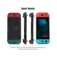 thumbnail image 3 of Protective Case Cover for Nintendo Switch Comfortable Soft TPU Grip Case and Ergonomic Anti-Scratch Shock-Absorption Cover for Nintendo Switch 2017 with 8 Thumb Grips Caps, 3 of 7