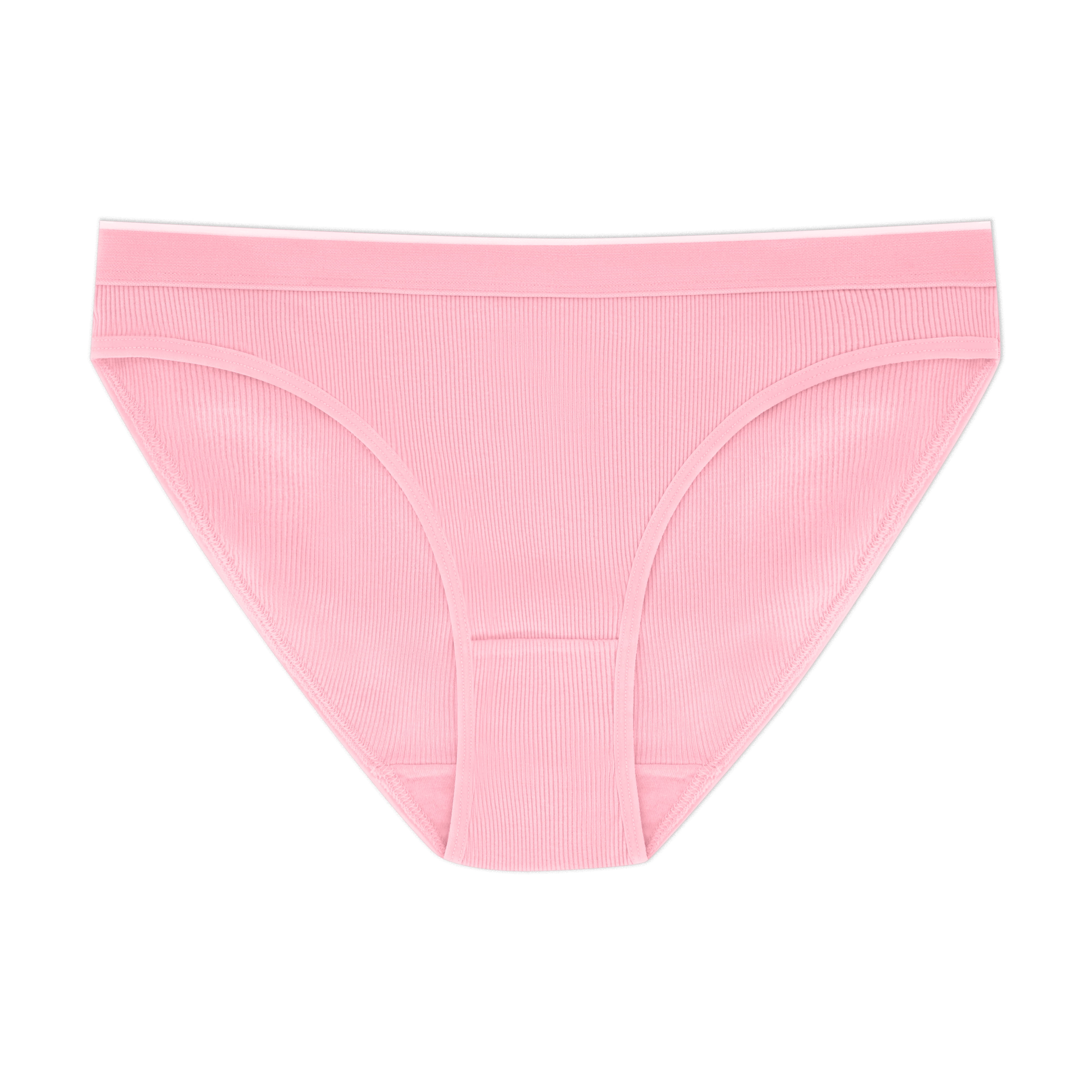 No Boundaries Stretch Ribbed Bikini Underwear, 5-Pack, Women's XS-XXXL