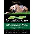 thumbnail image 5 of Deluxe Naturals 6-Pack Medium Whole Elk Antler Dog Chews, Natural Long-Lasting Chew Treat for Small and Medium Dogs, 5 of 9