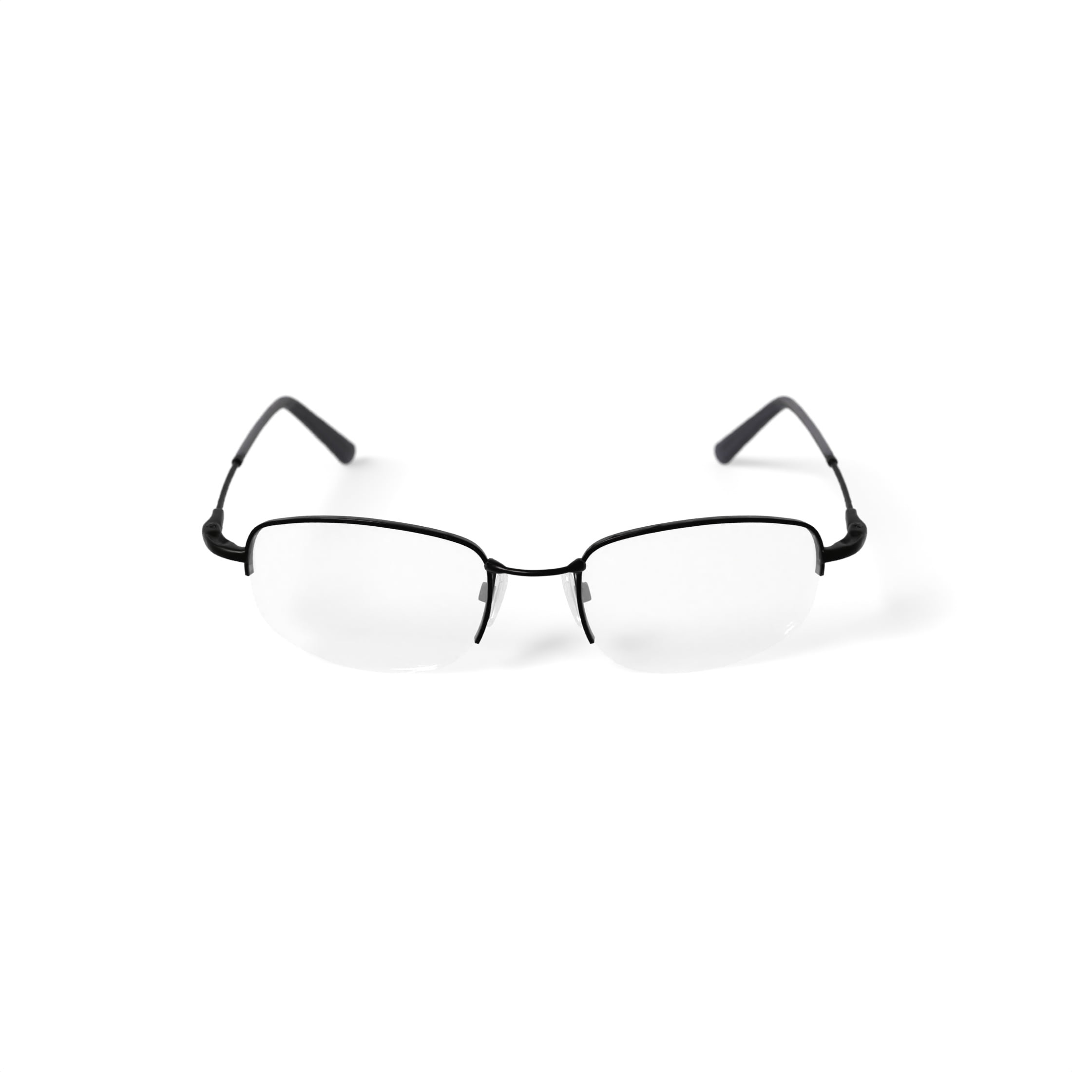 EasyTwist Men's CT131 Square Prescription Eyeglasses with Case, Gray