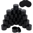 thumbnail image 1 of Quikobo Candle Tin 24 Pieces, 8oz/240ml Containers for Making or DIY (Pure Black), 1 of 6