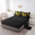 thumbnail image 3 of Erosebridal Teenage Gamer Bed in a Bag Full Size, Gaming Video Game Bed Set, Yellow Gamepad Room Decor, Reversible 7-Piece, 3 of 4