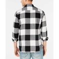 thumbnail image 2 of American Rag Mens Check Button Up Shirt, White, X-Large, 2 of 2