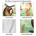 thumbnail image 4 of luoweisi Men's Beach Shorts Quick Dry Swim Trunks with Mesh Lining Sea Lion L, 4 of 5