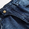 thumbnail image 5 of SOOMLON Y2K Men's Jeans Hip hop Street Fashion Retro Casual Loose Straight Jeans Festival Pants Button Denim Jeans Blue XL, 5 of 9