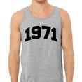 thumbnail image 2 of 1971 College Style Tank Top Unisex X-Large Grey, 2 of 5