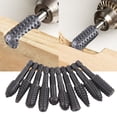 thumbnail image 3 of Zshan 10 Pieces Wood Cutter, 6.35mm Rotary Cutter Rasp Set, Tungsten Carbide Wood Rasp Drill Bits, Wood Craft Grinding Engraving Drill Bits, for Wood Carving, 3 of 4