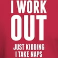 thumbnail image 3 of CafePress - I Work Out Just Kidding I Take Naps T Shirt - Men's Classic Graphic Cotton T-Shirt, 3 of 4