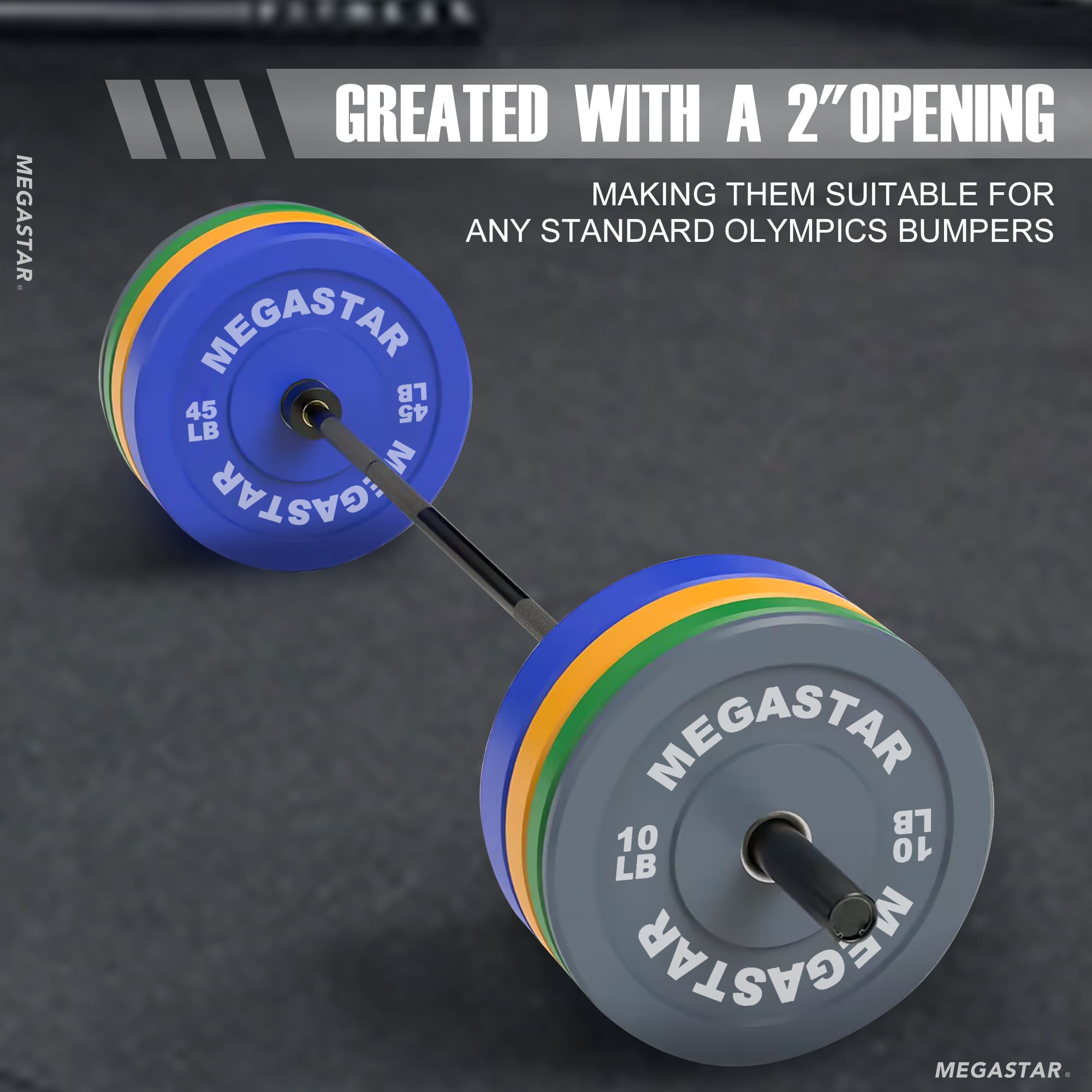 7ft Olympic Barbell, Barbell for Weightlifting and Powerlifting 45lb, Olympic Bar for 1500lbs Capacity, Weight Bar Fit 2" Standard Weights