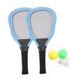 thumbnail image 3 of WHAMVOX 5Pcs Badminton Shuttlecock Blue Plastic Outdoor Play for Kids Fun, 3 of 8