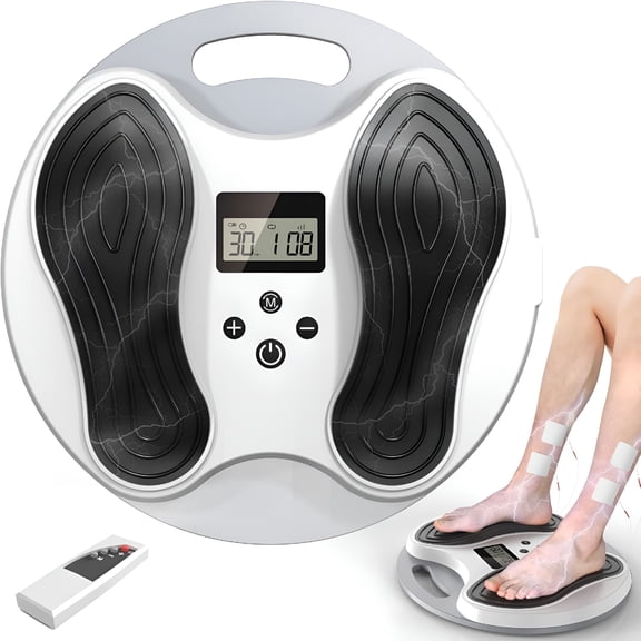 XIRQI Foot Massager for Neuropathy,Foot Stimulator Muscle Stimulator for Neuropathy,Feet Nerve Electric Feet Massager for Circulation And Pain Relief with 4 Muscle Stimulator Pads