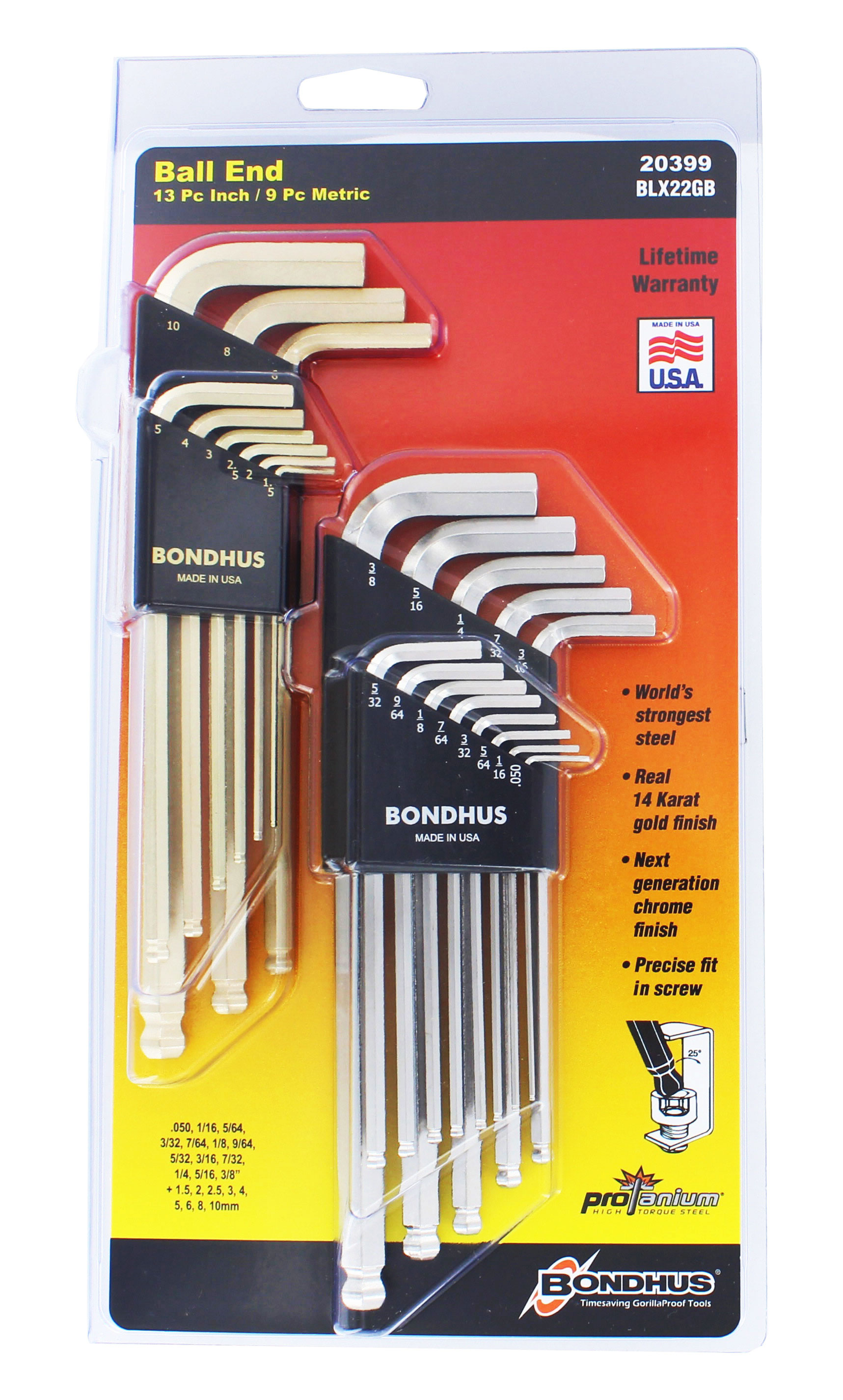 Bondhus Balldriver L-Wrench Double Pack - image 2 of 3