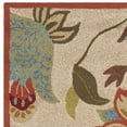 thumbnail image 3 of Safavieh Adirondack Country/Floral Polypropylene Area Rug, Ivory/Rust, 3'6"x5'6", 3 of 5